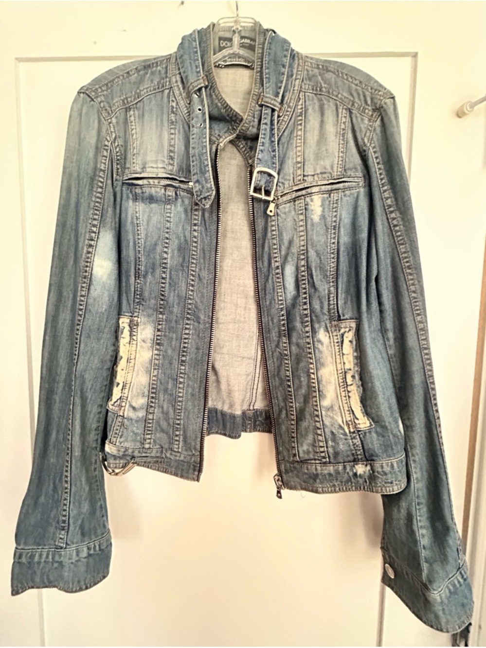 Dolce and Gabbana Vintage Distressed Denim Jacket